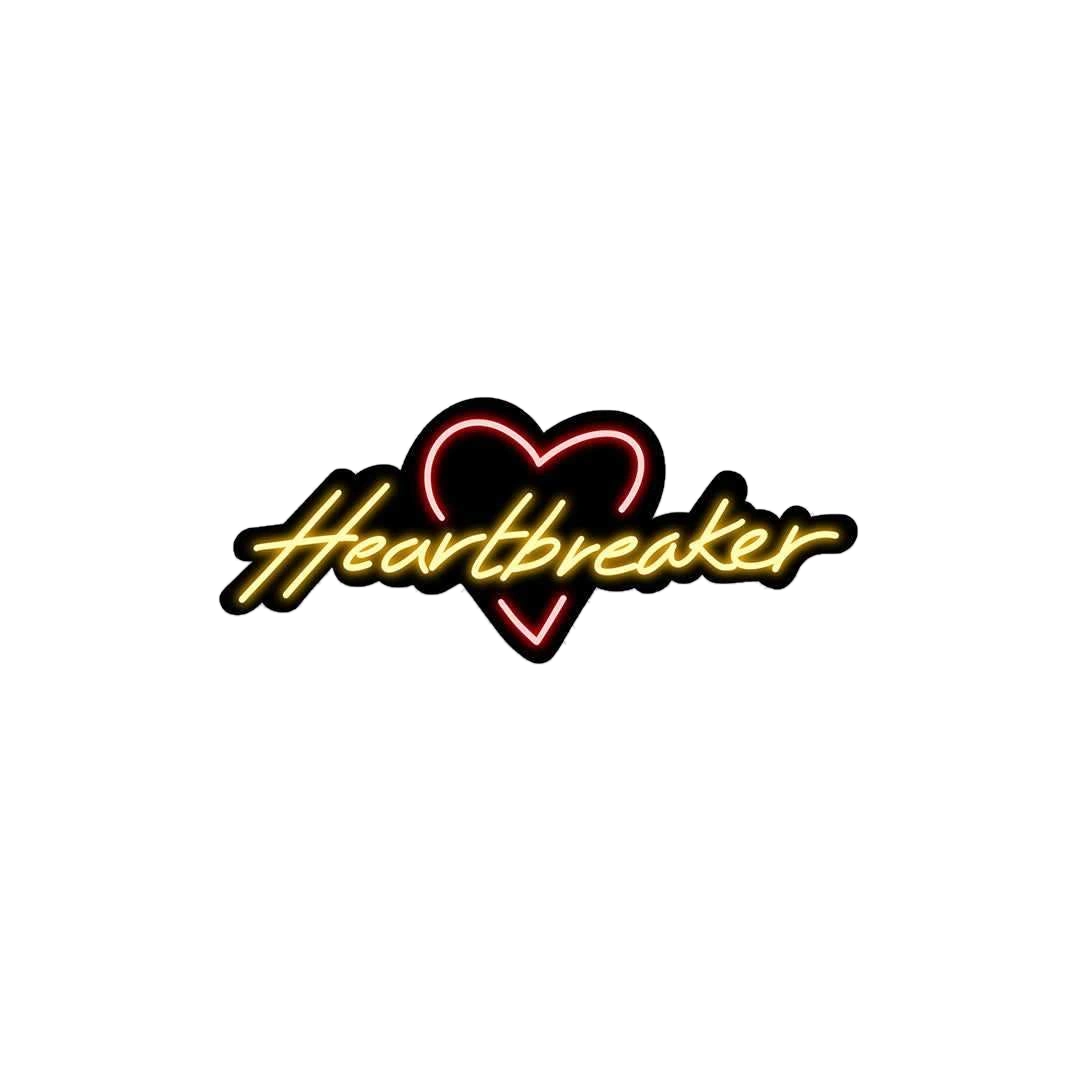 Neon Heartbreaker Sticker